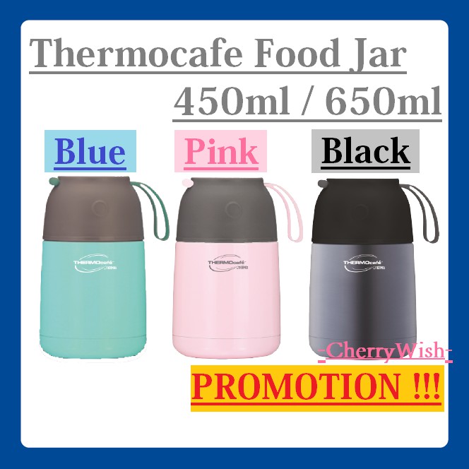 100% Original Thermocafe by Thermos Food Jar 650ml (Balang Makanan Termos  Vakum)