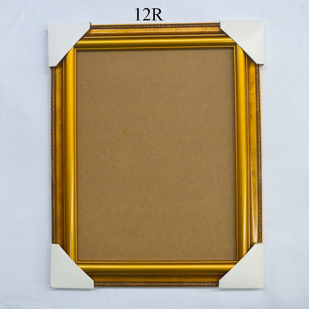 Clear Stock!!!Wood Photo Frame Gold Size 12R (made in Malaysia ...