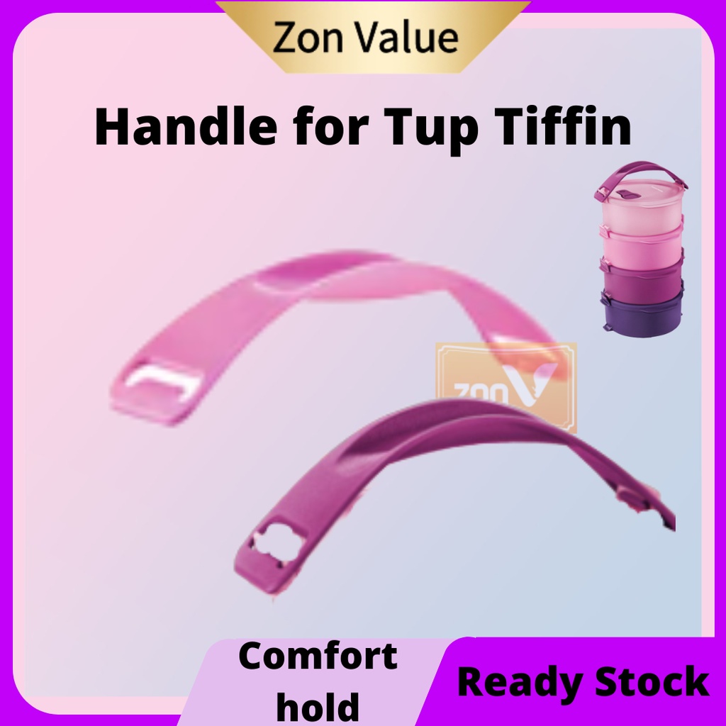 Tupperware Tup Tiffin Handle only Tangkai Tup Tiffin 550ml | Shopee ...