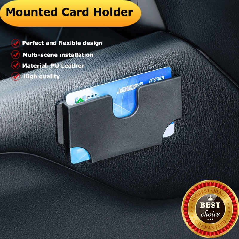 【LLKQQ】Japan Car Mounted Card Holder Voucher Storage Box Car Refueling