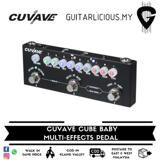 Muslady CUBE BABY Mini Multi-functional Electric Guitar Combined Effects  Pedal