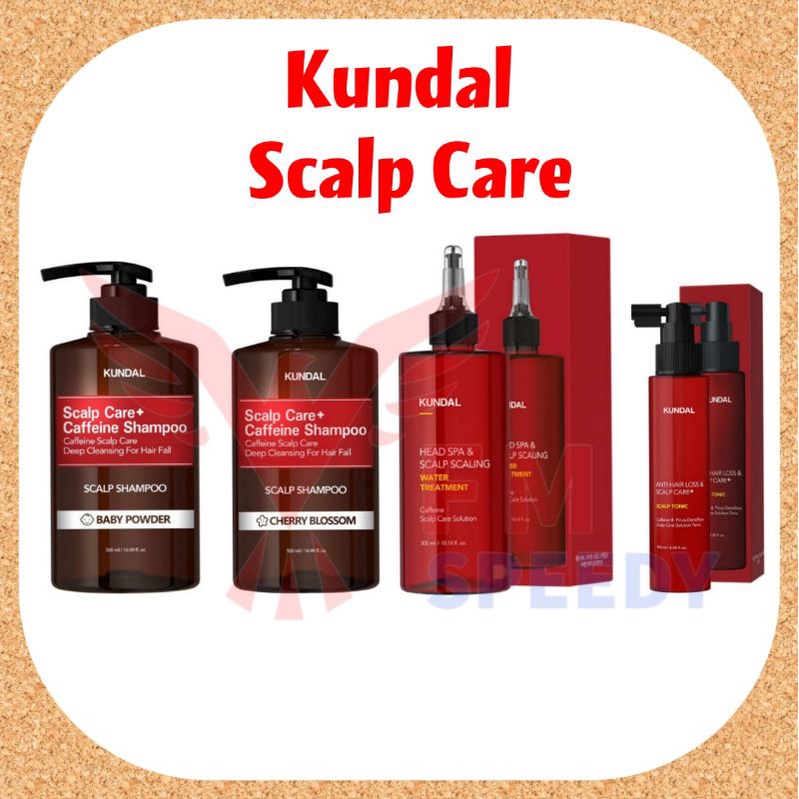 KUNDAL Scalp Care Solution Caffeine Shampoo 500ml /Head Spa & Scalp
