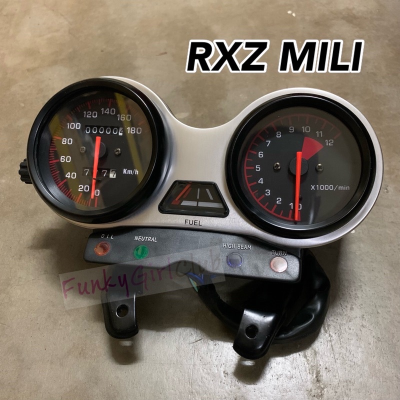 Meter Yamaha Rxz Mili Catalyzer Speedometer Assy Cat Millennium Katak