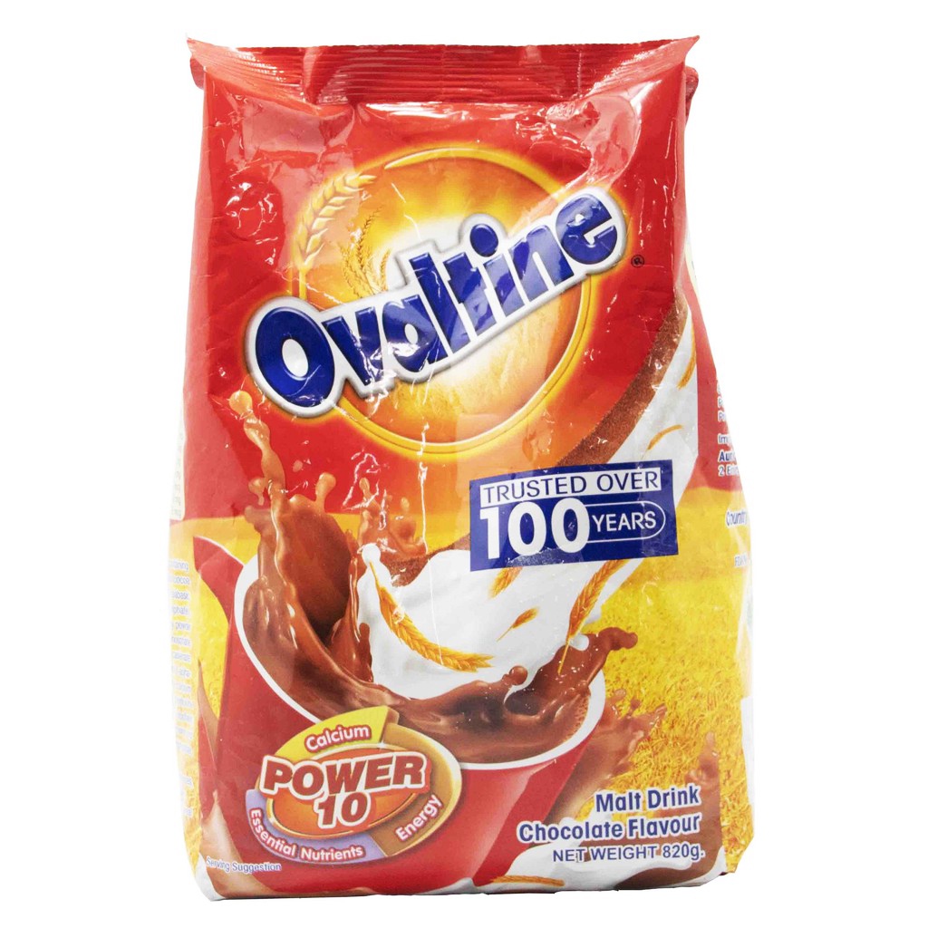 Ovaltine Powder Chocolate Flavour Breakfast Malt Drink (Power 10) 820gm ...