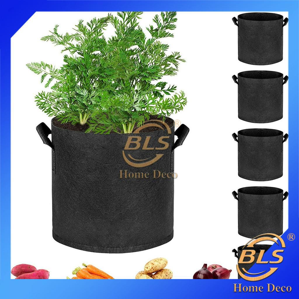 High Bucket With Handle Vegetable Fabric Grow Bag Planting Growing ...