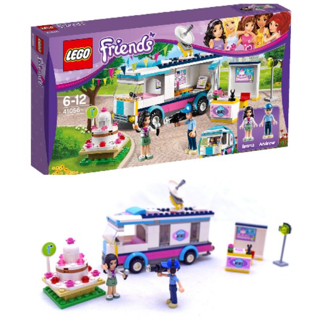 Lego friends best sale news van