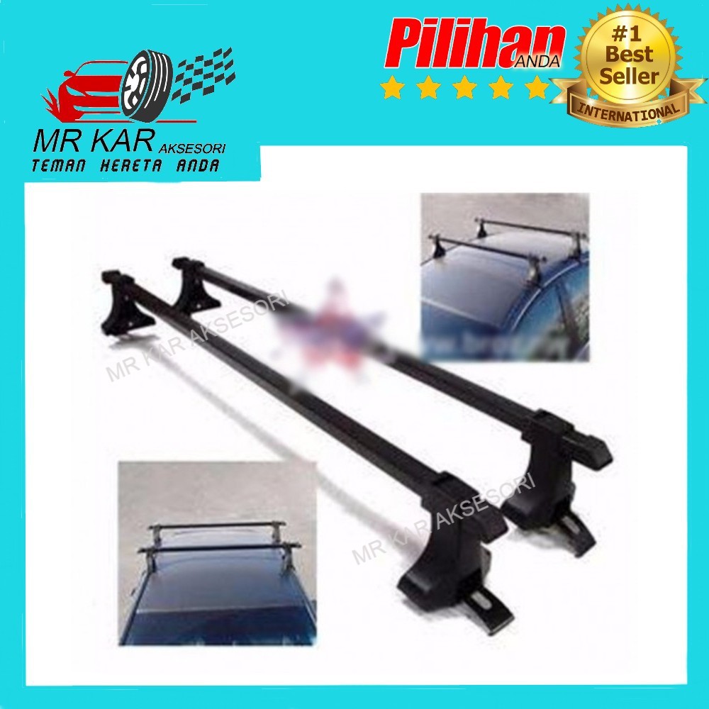 Universal Paired Portable Roof Rack Luggage Carrier Top Holder (122cm ...