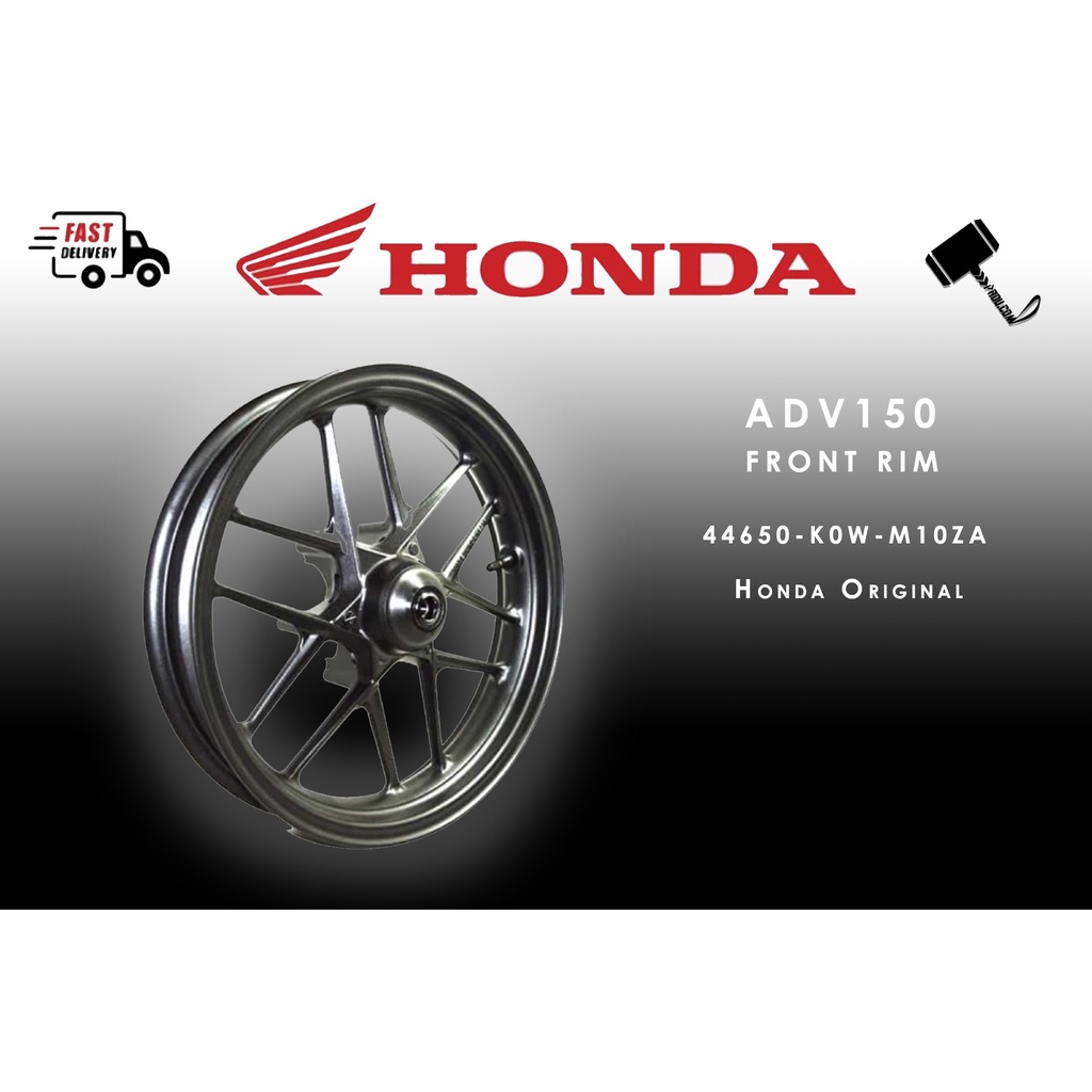 Honda Original ADV150 Front Rim 44650-K0W-M10ZA | Shopee Malaysia
