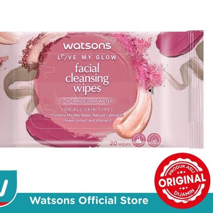 Watsons Facial Cleansing Wipes 3in1 Micellar Water 20s Shopping Now