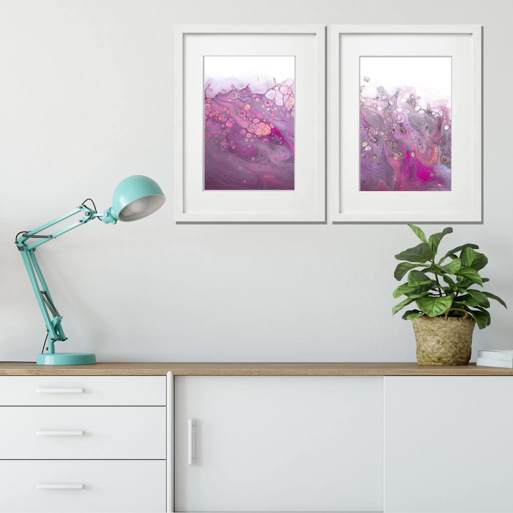 Ikea Rodalm wall deco 30 x 40cm including minimalist picture frame ...
