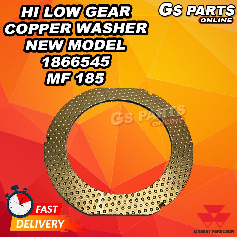 🚜HI LOW GEAR COPPER WASHER NEW MODEL 1866545 MF 185 | GS PARTS | Shopee ...