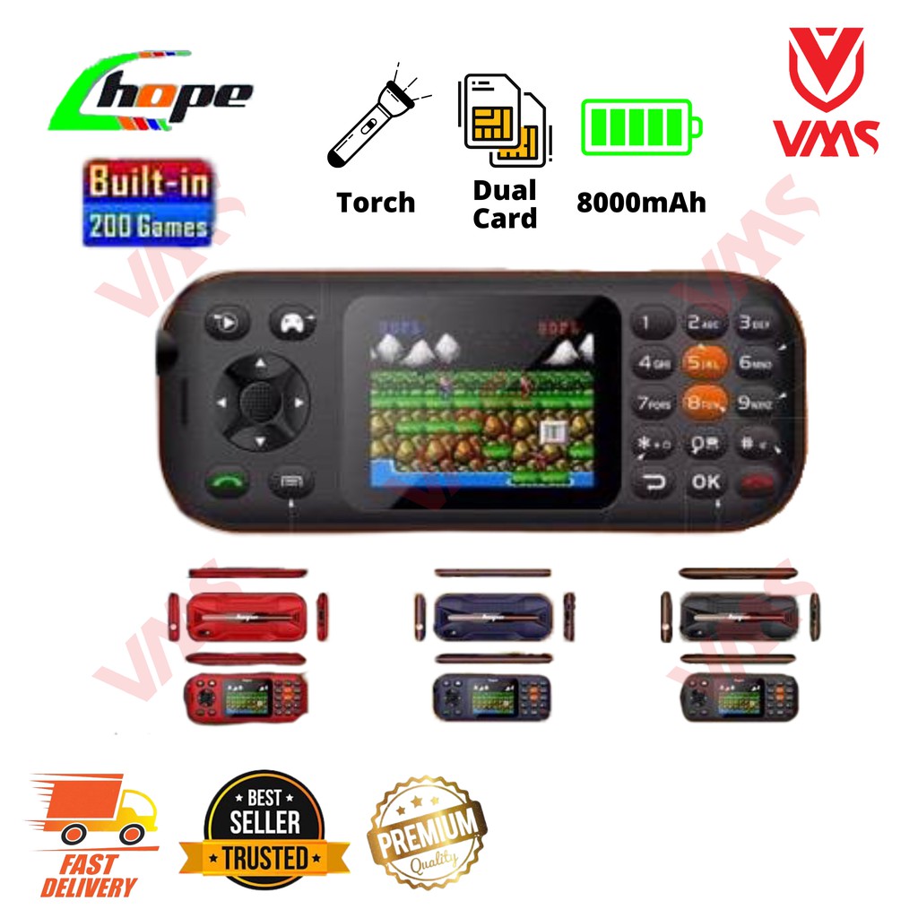 Hope P1000 Game Mobile ( Built-In 200 Games ) Malaysia Ready Stock | Shopee  Malaysia