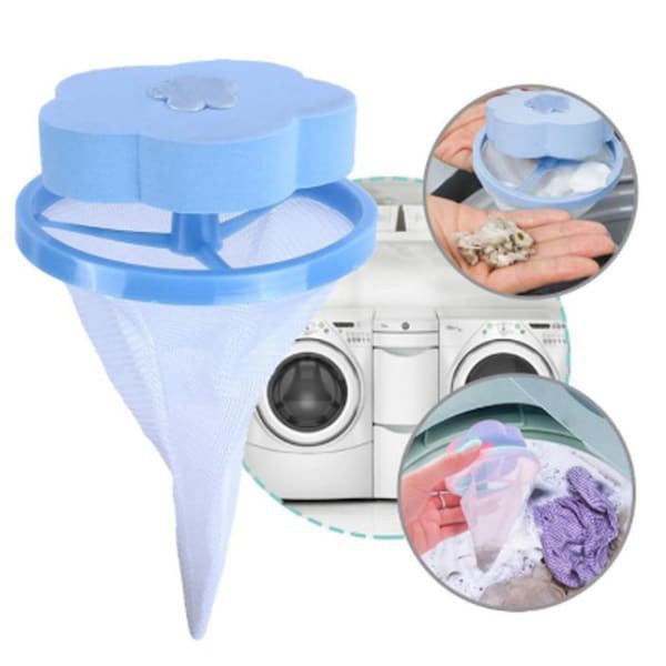 Reuseable Washing Machine Float Filter Flower Bag Cleaning ...