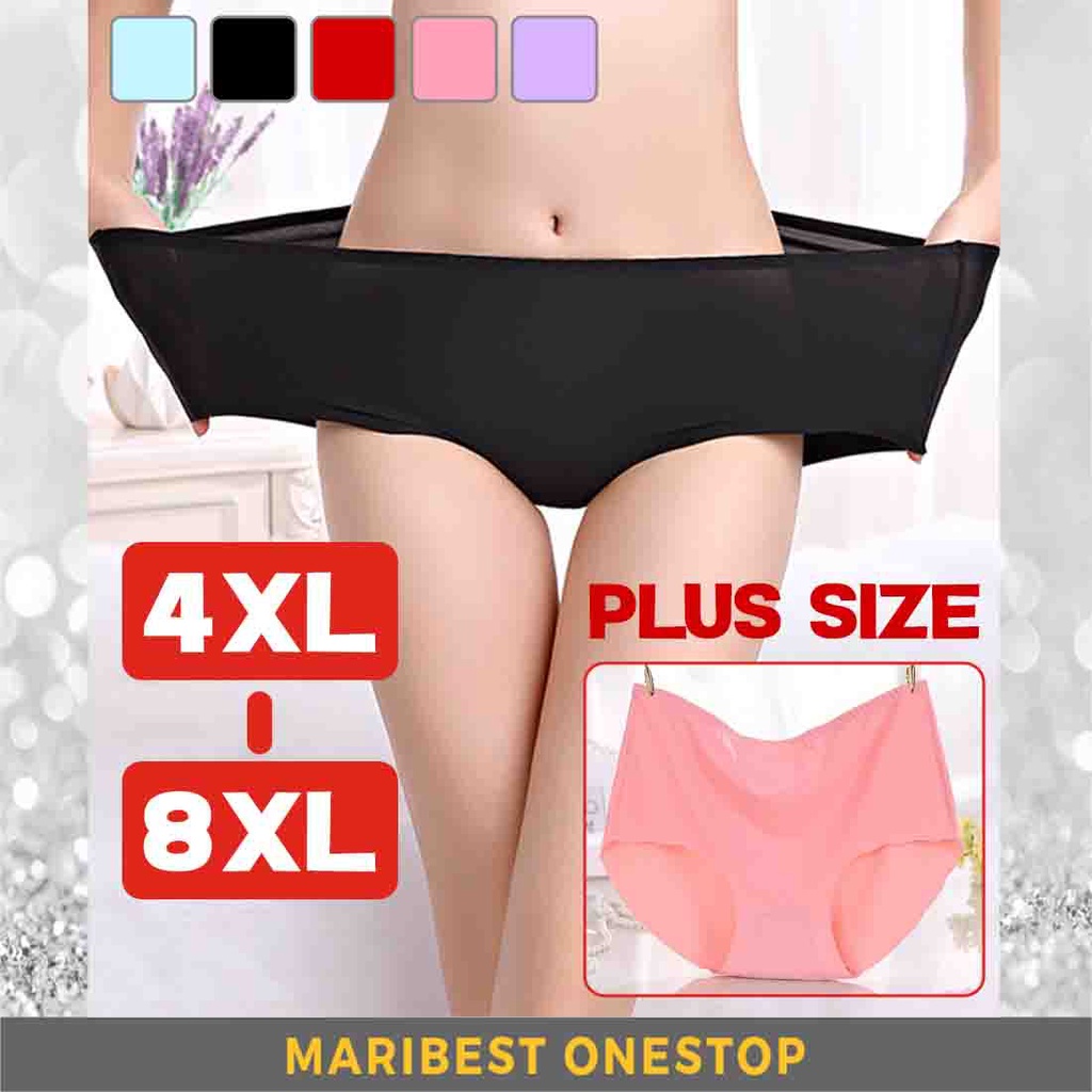 FallSweet Plus Size 4XL Cotton Panties Patchwork Underwear Women Mid Waist  Briefs