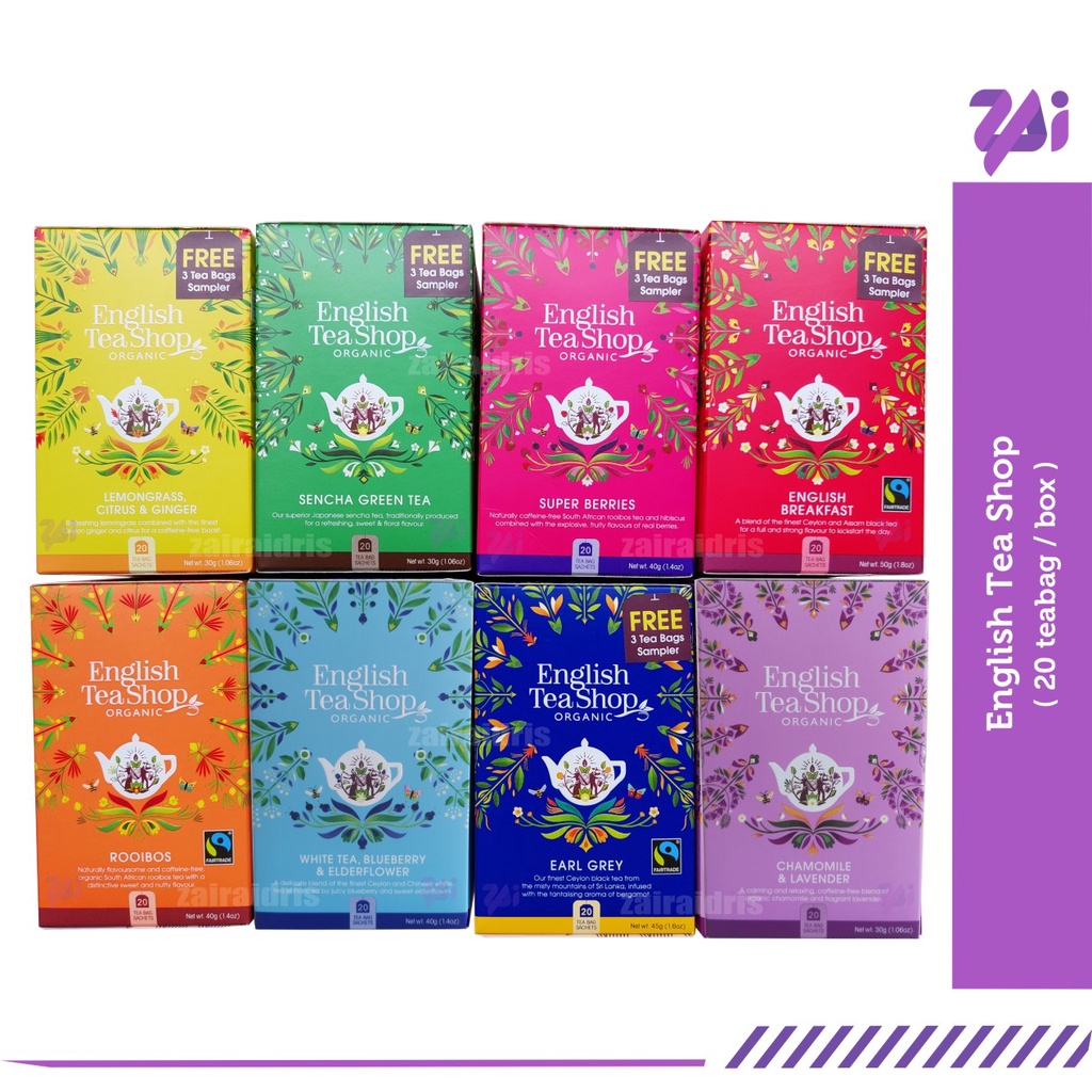 English Tea Shop Organic Chamomile Tea - 20 Bags - English Tea Shop