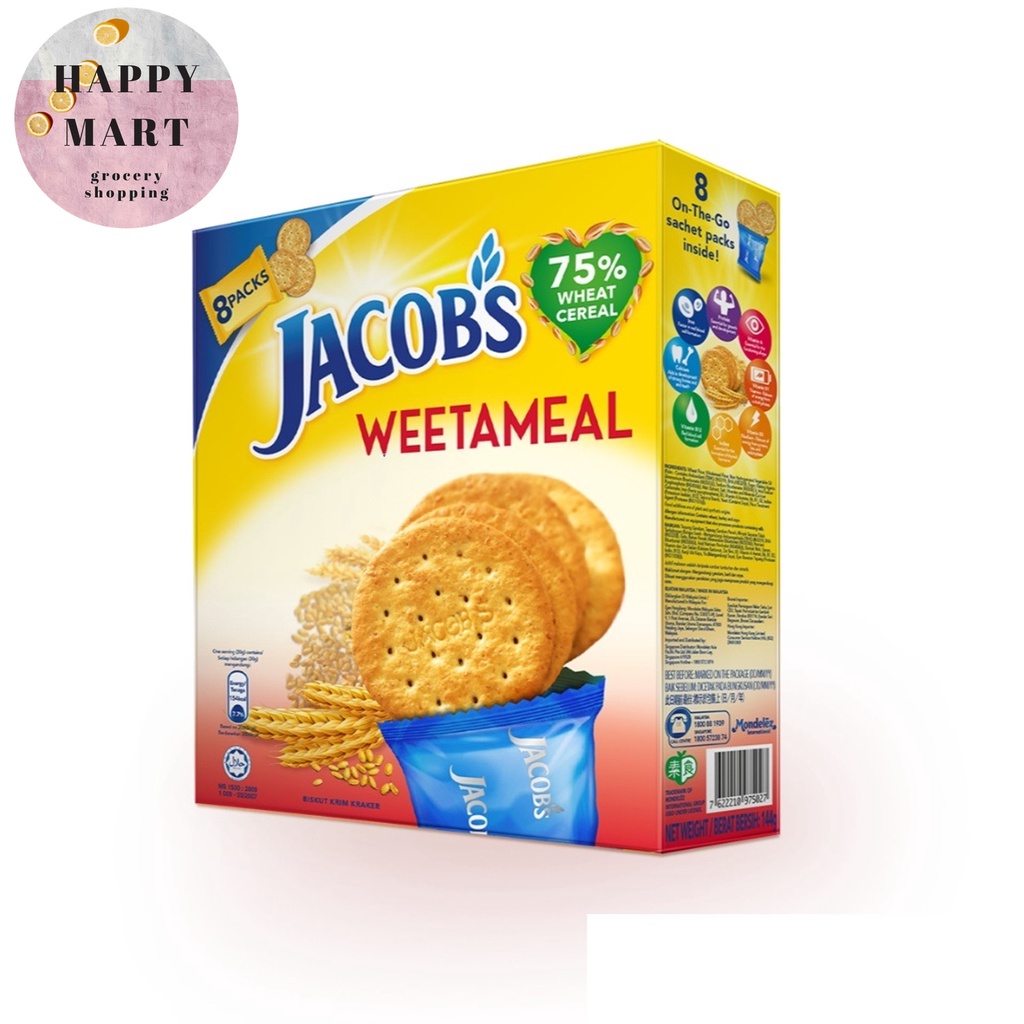 Jacobs Multi Pack Weetameal Wheat Crackers Packs G Shopee Malaysia