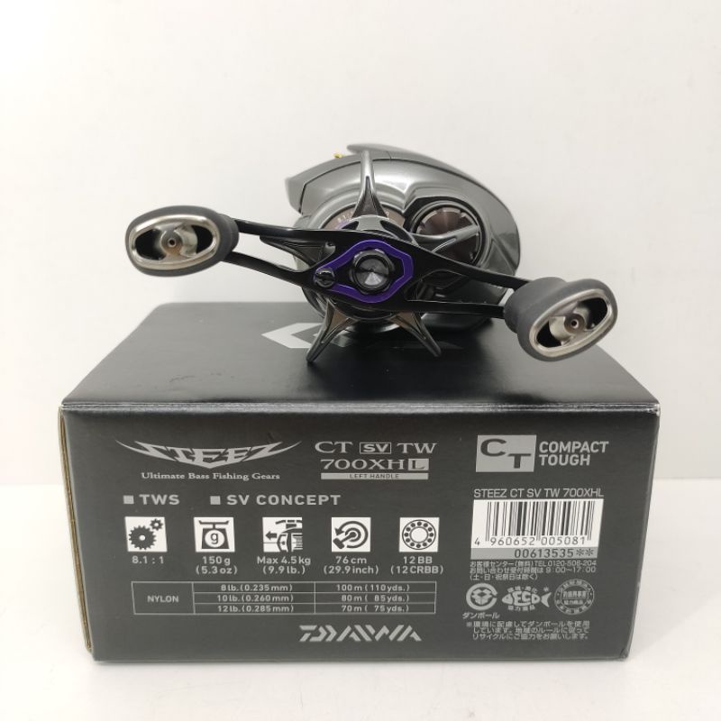 DAIWA 19' STEEZ CT SV TW 700HL/700SHL/700XHL CASTING REEL MADE IN