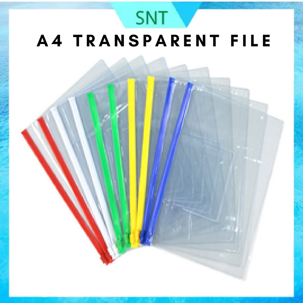 School Student File Document Cases Transparent Plastic Organizers
