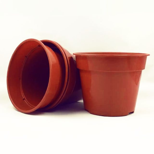 5 pcs Flower pot vase plastic | pasu bunga plastik | pasu pokok 150mm x