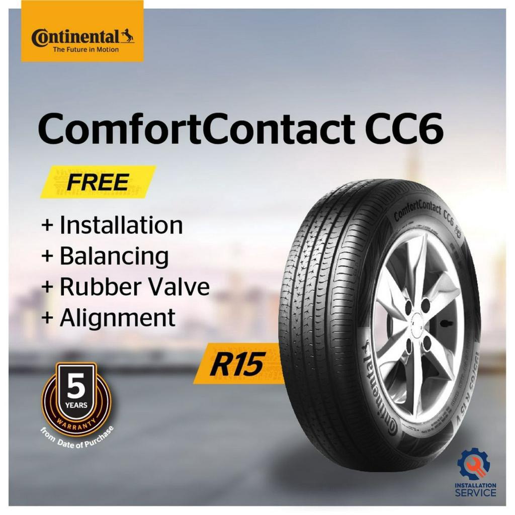 Continental ComfortContact CC6 R15 175/65 185/55 185/60 185/65 195/50 ...