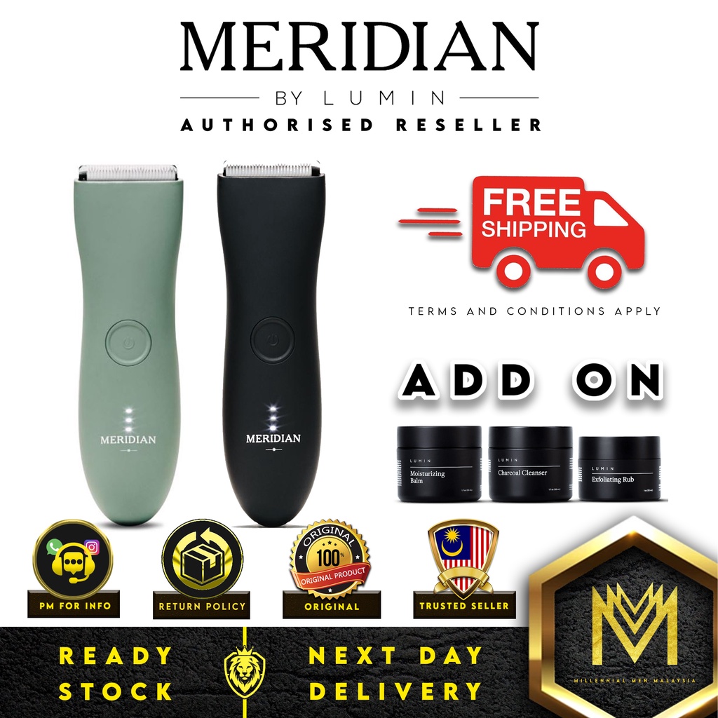 Meridian Trimmer - Electric Below-The-Belt Shaver | Waterproof Groin ...