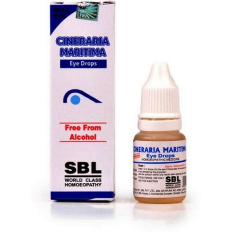 (CATARACT)SBL Cineraria Maritima Eye Drops (Non Alkohol) Shopee Malaysia