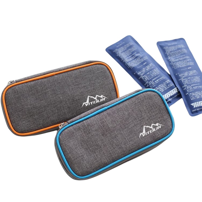 EverToner Insulin Cool Bag Insulin Cooler Refrigerated Box Portable