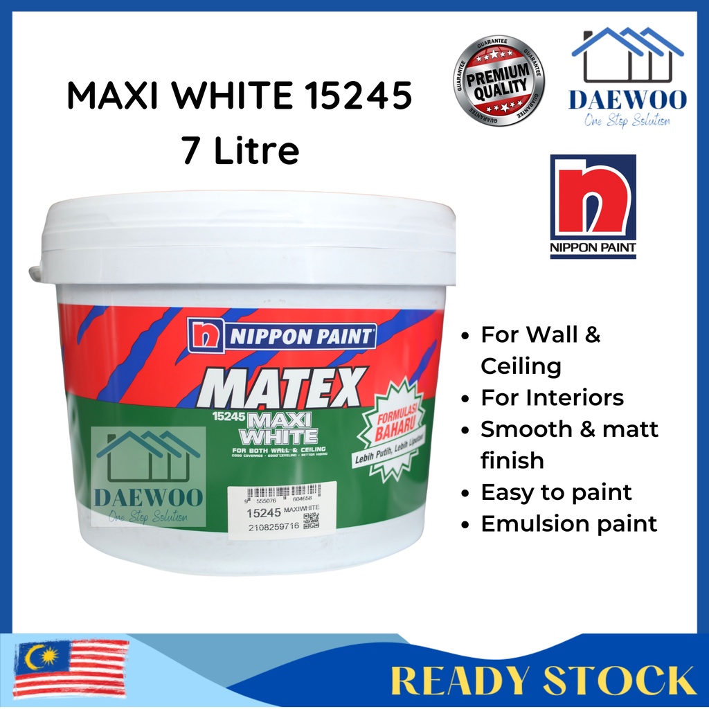 NIPPON 7L SUPER MATEX BS 9102 WHITE | Shopee Malaysia