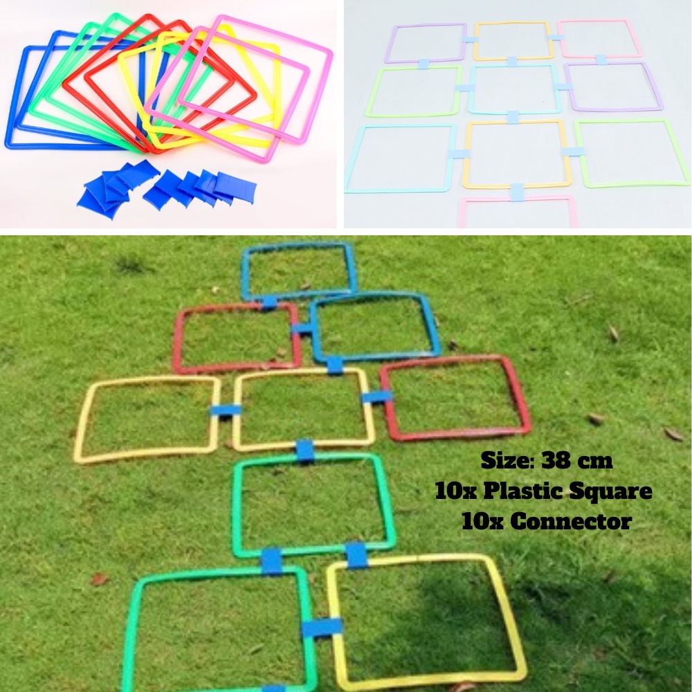 IsALifestyle Play Ring Hopscotch Jumping Circle Sensory Sport Game Kits ...