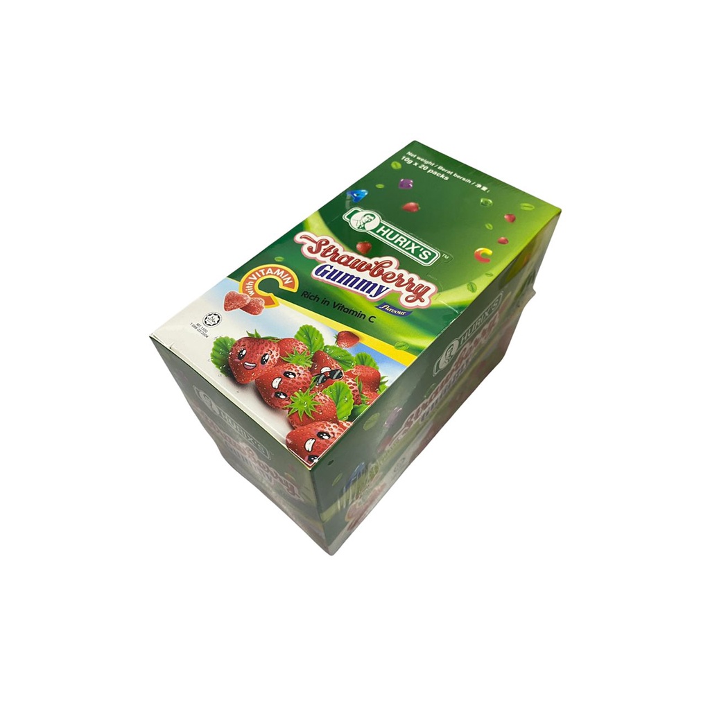 HURIX'S STRAWBERRY GUMMY VITAMIN C (20 PACKS x 10G) | Shopee Malaysia