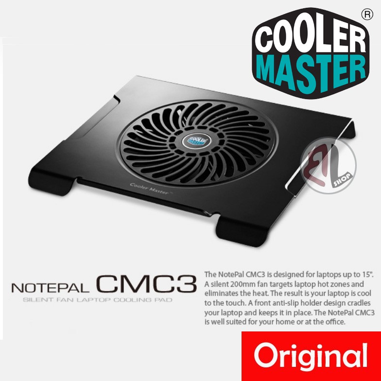 Original Cooler Master Notepal CMC3 Notebook Cooling Pad | Shopee Malaysia