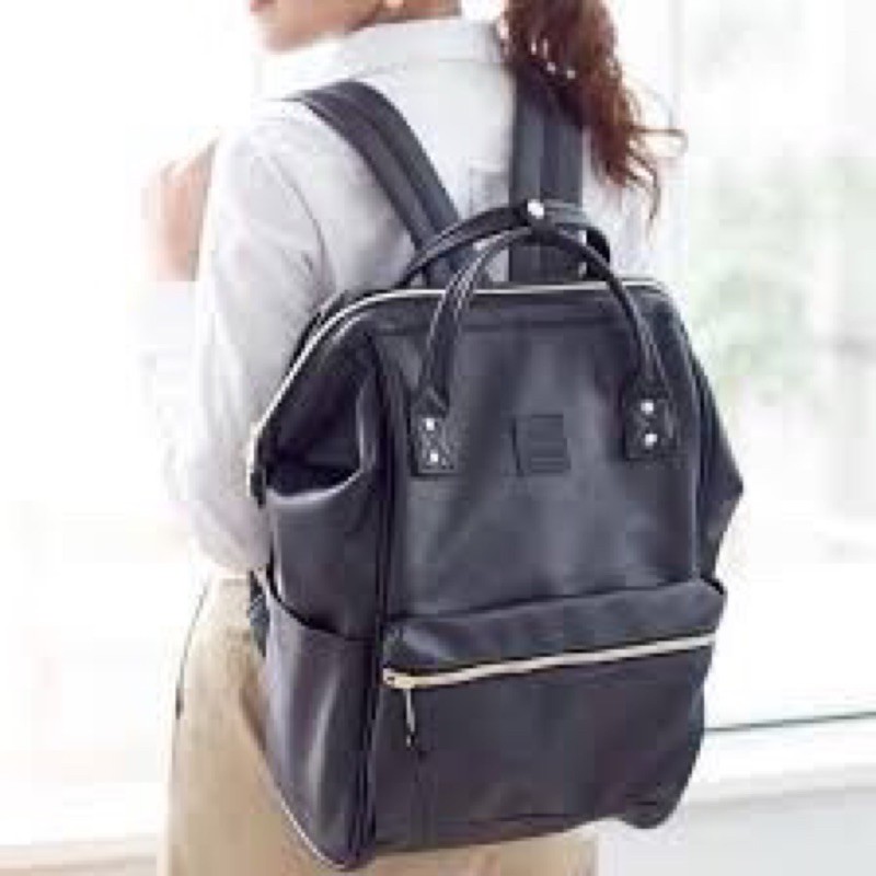 Ready Stock Large Size Anello Hign Quality Leather Design Backpack Shopee Malaysia