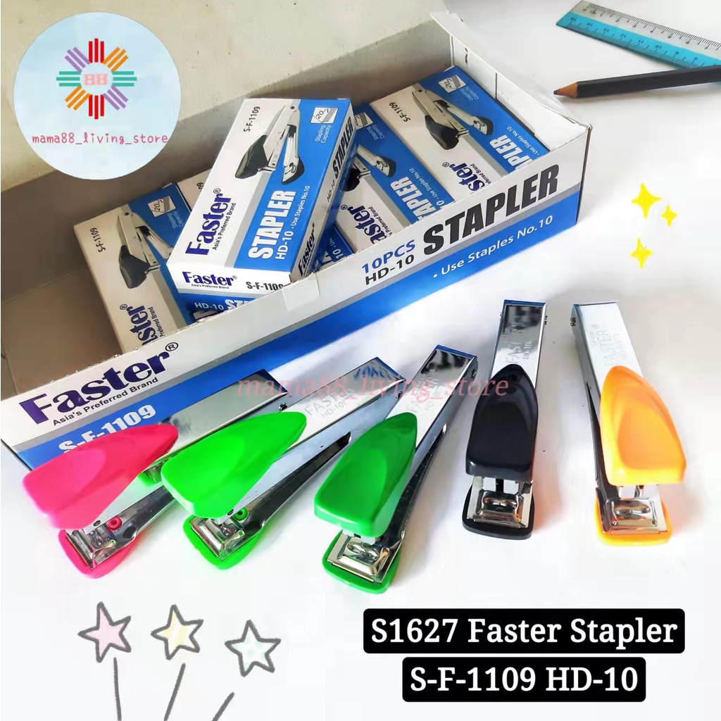 [Ready Stock] KC1818 F/T 1109 HD.10 STAPLER (COLOUR RANDOM) | Shopee ...
