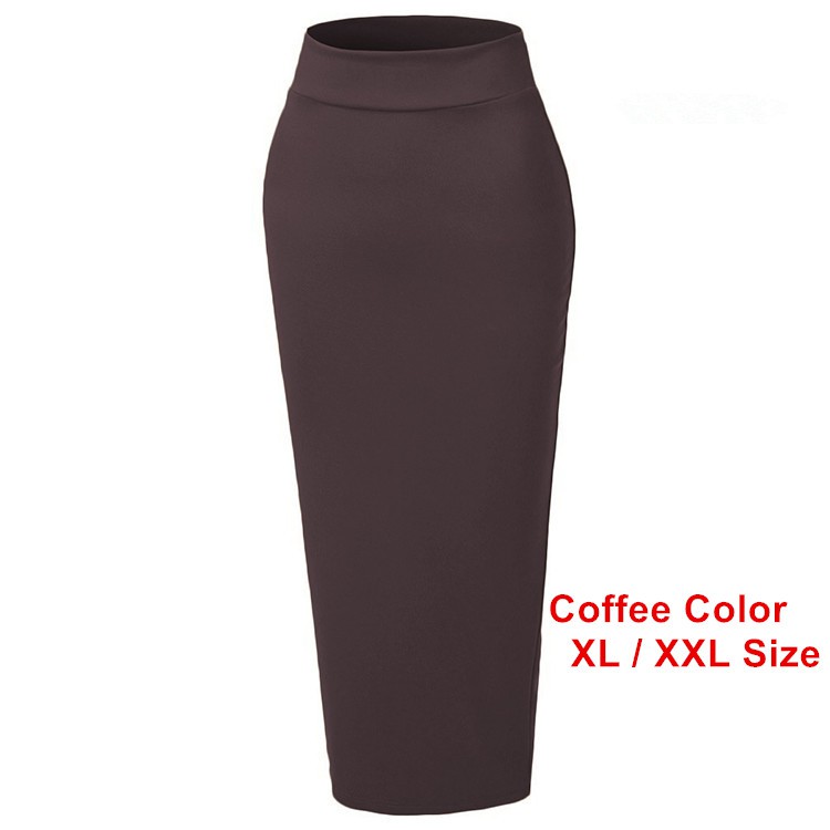 Muslim Bottoms Long Pencil Skirt Ankle-Length Thicken Knitted Cotton ...