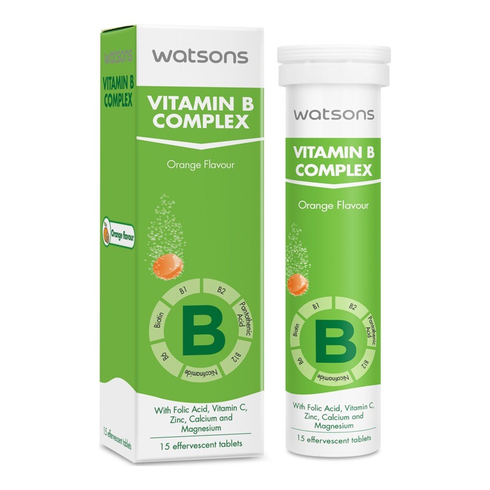 WATSONS VITAMIN B COMPLEX 15S / 45s Effervescent Tablet | Shopee Malaysia