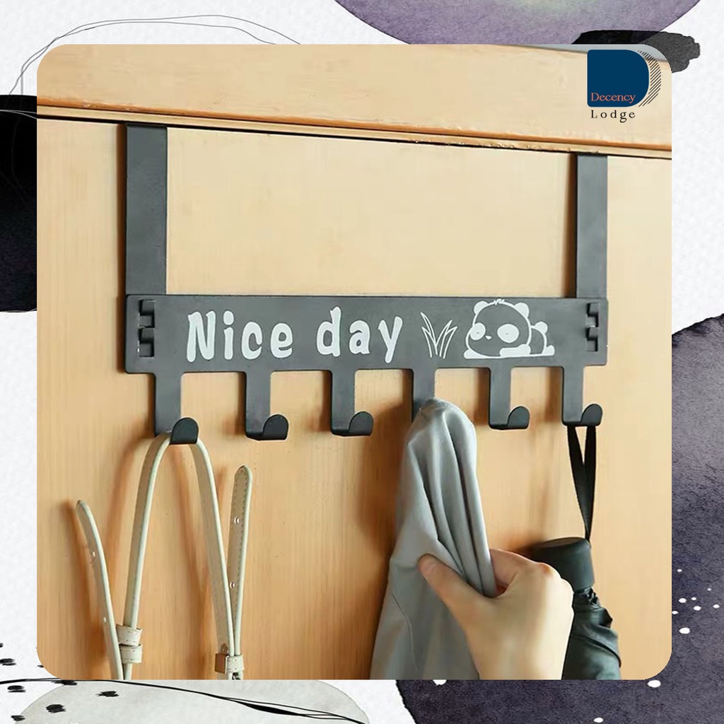 IRON DOOR HANGER CLOTHES HANGER OVER DOOR PENYANGKUT UNTUK PINTU