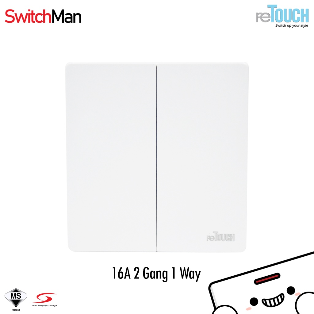 [SIRIM] reTouch Ultra Rimless Switch & Socket 13A 15A 20A 45A 1/2/3/4 ...