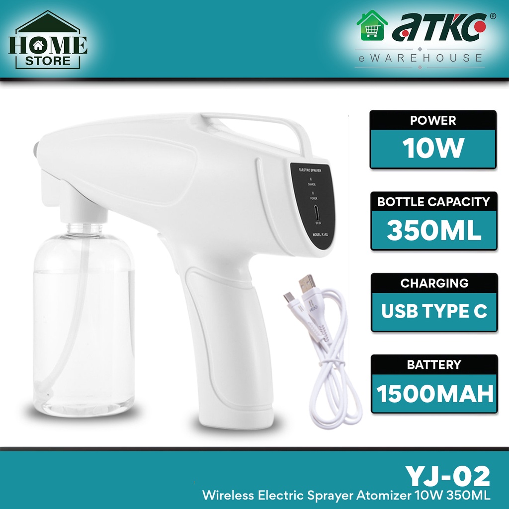 Nano Spray Gun Wireless Handheld Portable Disinfection Sprayer Machine ...