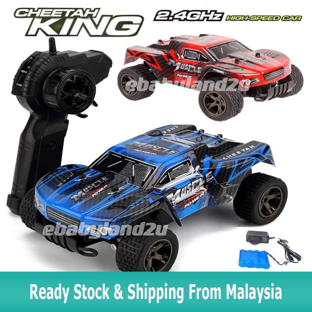 1:18 RC Car Cheetah King 2.4GHz High Speed Remote Control Racing Car ...