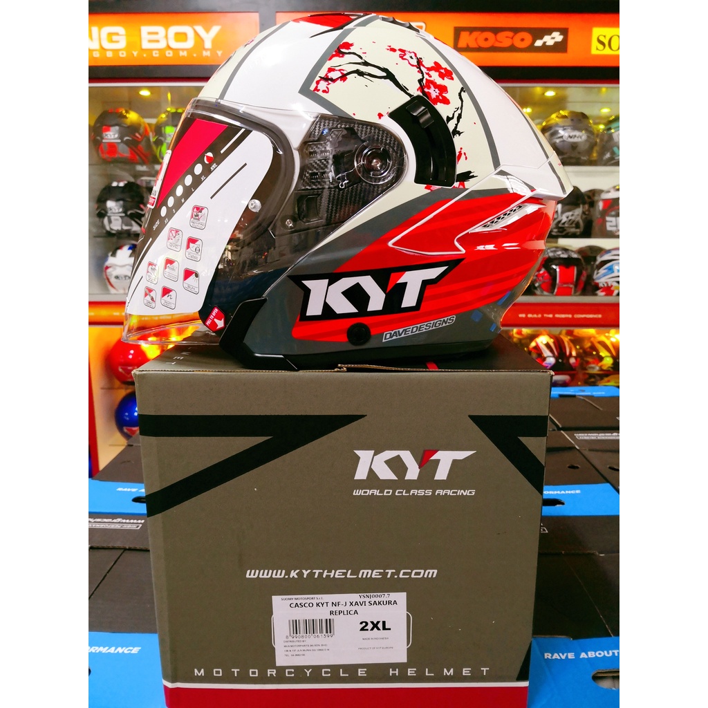 KYT HELMET NFJ DOUBLE VISOR HELMET Shopee Malaysia