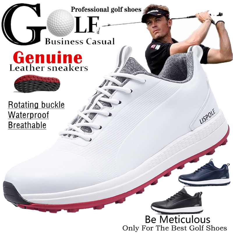 Professional Golf Shoes Men Waterproof Golf Wears Big Size 40-47 Light ...
