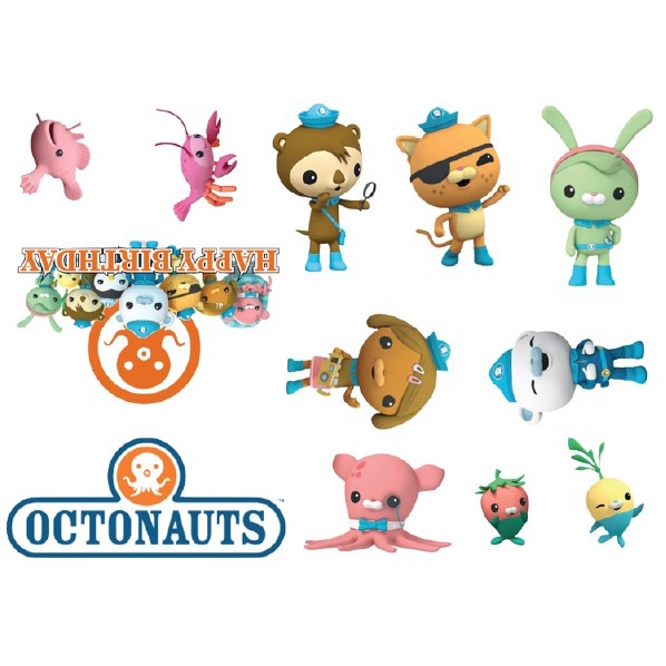OCTONOUTS Cake Topper Cupcake Topper Kek Topper | Shopee Malaysia