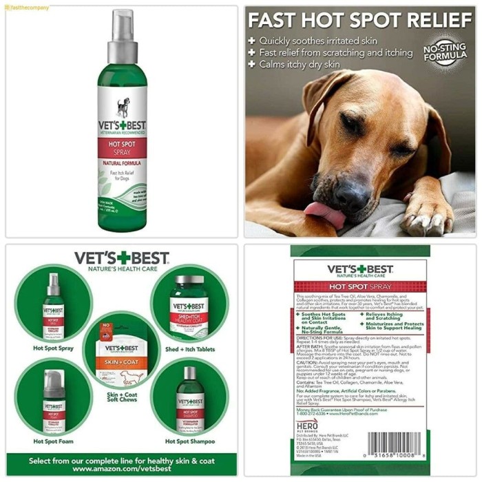 what is the best hot spot spray for dogs