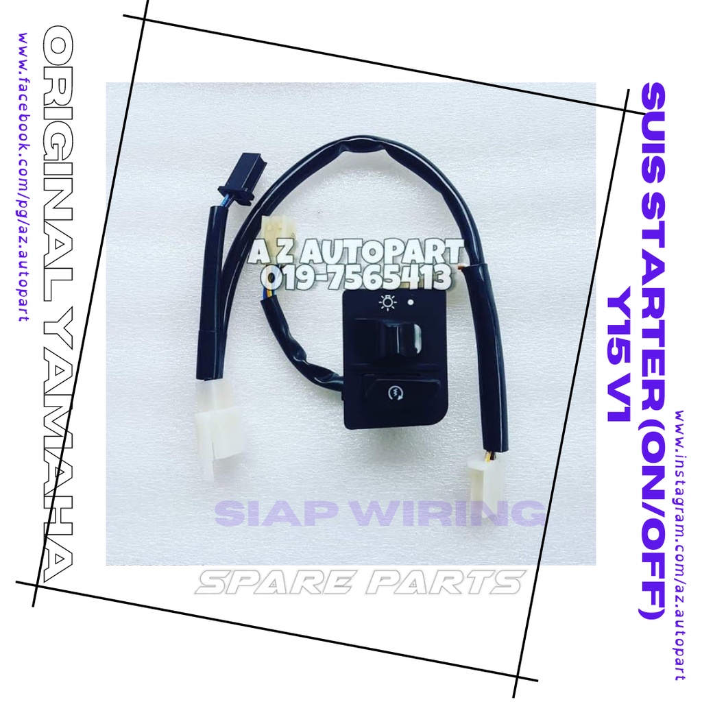 SUIS ON/OFF EXCITER/Y15ZR V1 ( siap soket custom on/off )🔥100% ORIGINAL ...