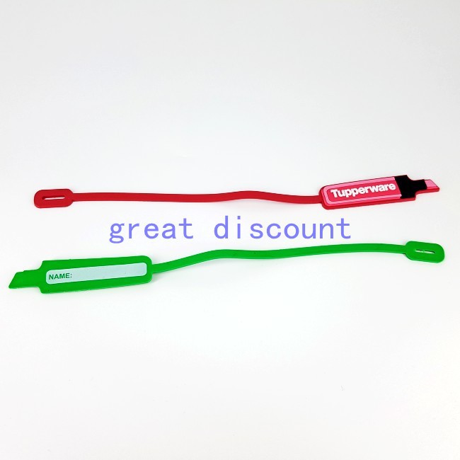 Tupperware Eco Bottle Name Tag Green and Red ( Set of 2 ) | Shopee Malaysia