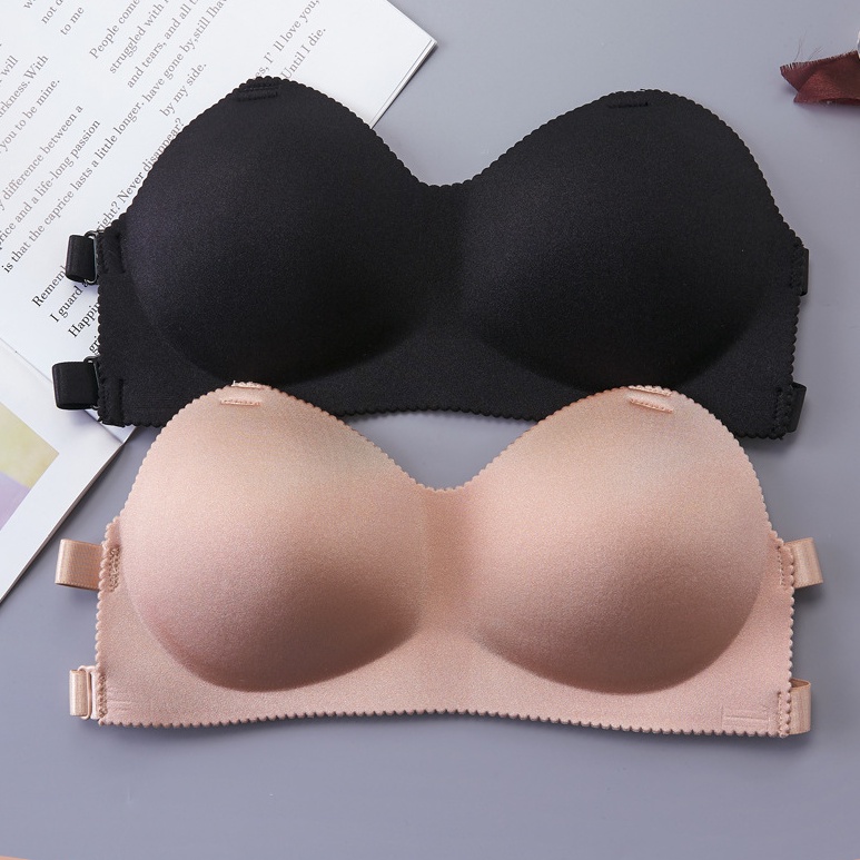 Women Invisible Bra Nu Bra Seamless Strapless Push Up Bra Backless Strap  Free Size for Wedding Party
