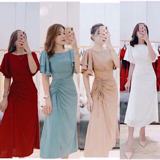 KIDS DRAWSTRING MAXI DRESS WITH BOW STRAPS ESPAÑA NIRVANA