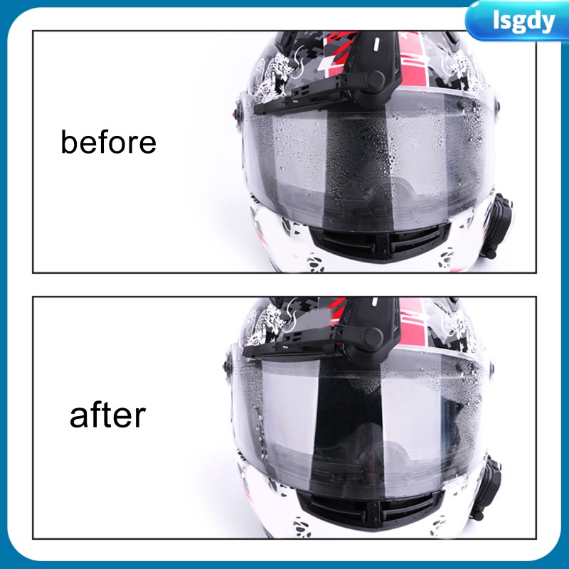 Mini electric best sale helmet wiper