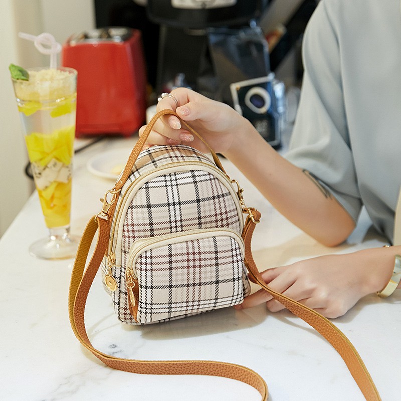 READY STOCK MALAYSIA Women s Sling Bag Ladies Multi Function Mini Backpack Pu Leather Shoulder Bag Mobile Phone Handbag Shopee Malaysia