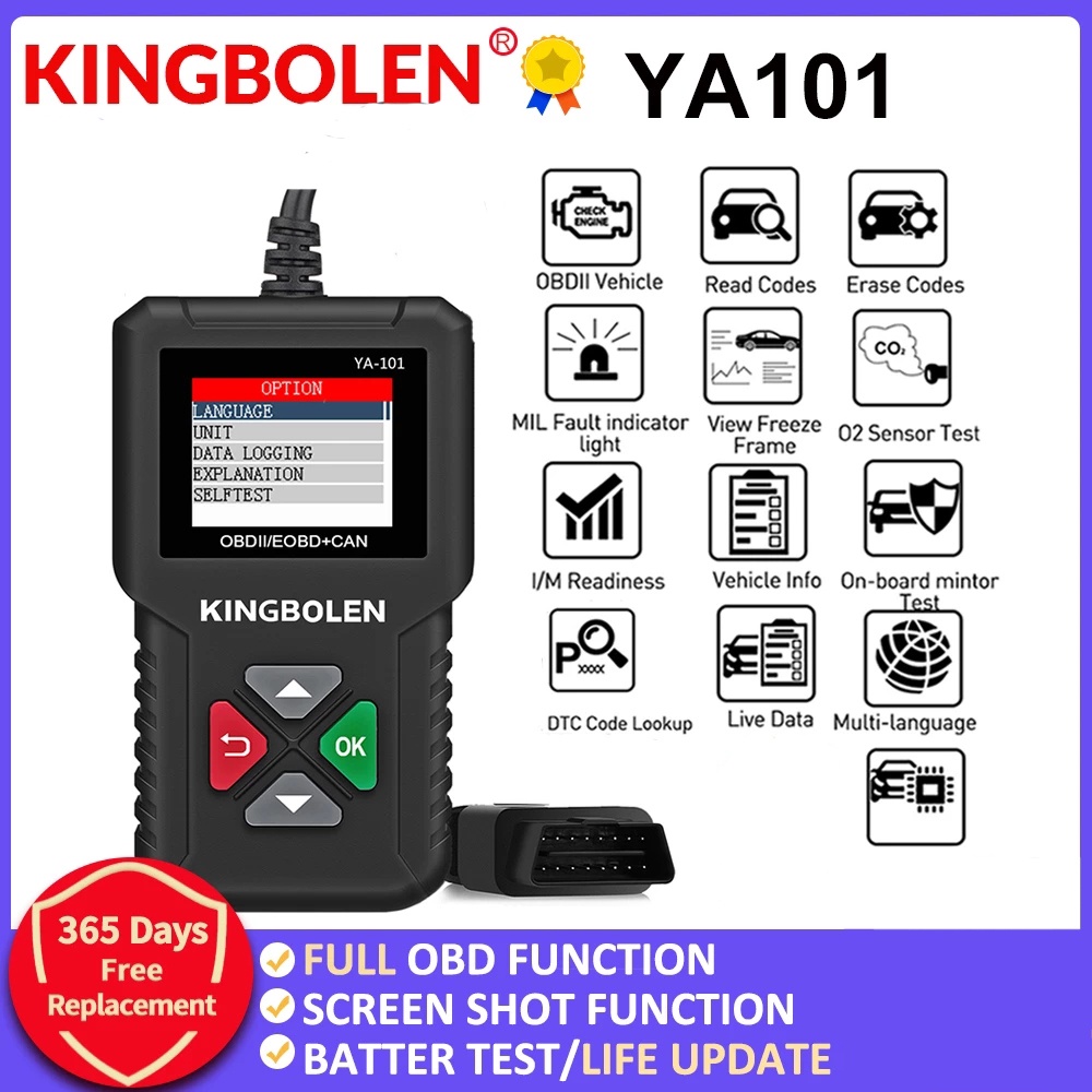 Spot Goods Ediag Ya Code Reader Obdii Eobd Battery Test Ya Auto